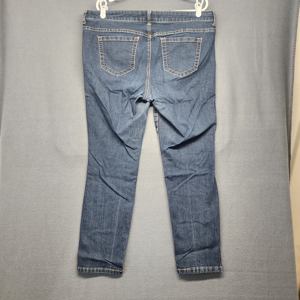 Torrid Denim Jeans Womens 18 Short Blue Stretch 38x27 Ankle Casual Zip Fly - Picture 2 of 16